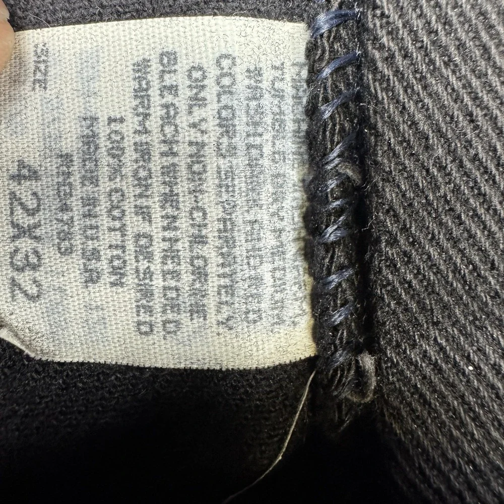 Lee Vintage Union Made Black Straight Relaxed Fit‎ Jeans Mens (Actual 38x32) USA